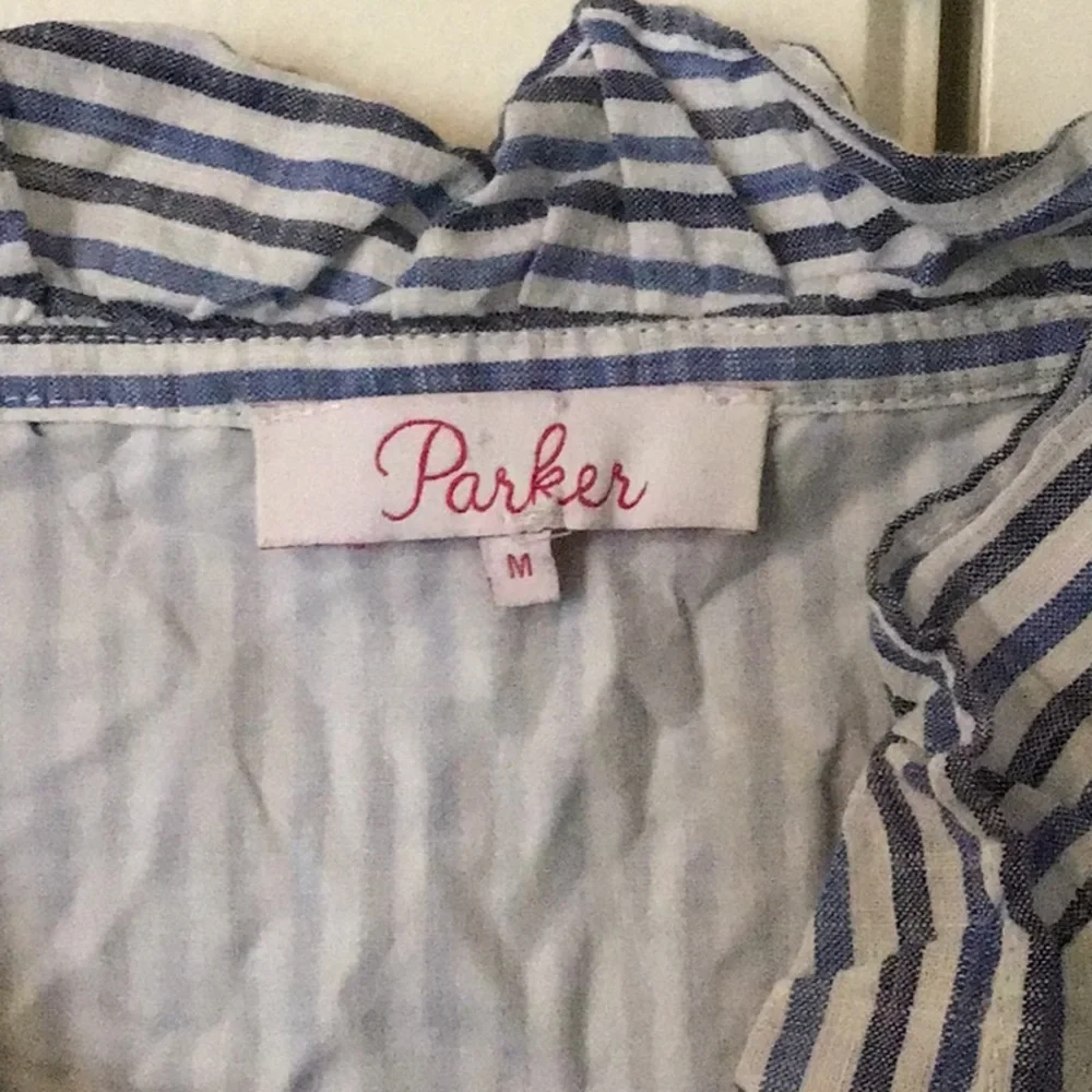 4 for $15 Parker Keegan blue stripe dress